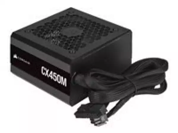 CORSAIR CX-M Series CX450M 450 Watt Bronze Semi-Modular Low-Noise Power Supply
