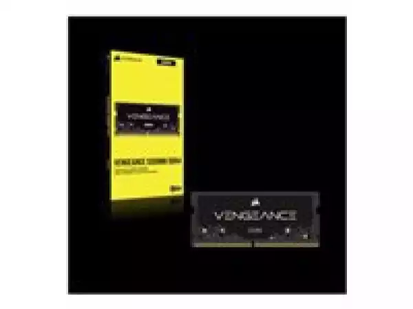 Corsair DDR4, 3200MHz 16GB 1x16GB SODIMM, Unbuffered, 22-22-22-53, Black PCB, 1.2V
