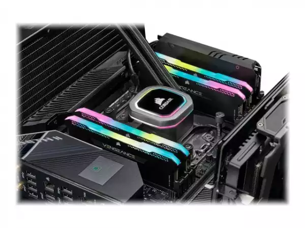 CORSAIR DDR4 32GB 4x8GB 3200MHz DIMM CL16 VENGEANCE RGB Pro SL Black 1.35V XMP 2.0 CORSAIR DDR4 32GB 4x8GB 3200MHz DIMM CL16 VENGEANCE RGB Pro SL Black 1.35V XMP 2.0