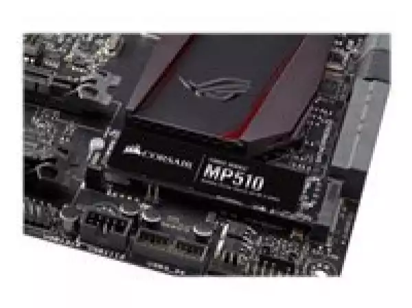 Corsair Force MP510 series NVMe PCIe M.2 SSD 960GB; Up to 3,480MB/s Sequential Read, Up to 3,000MB/s Sequential Write; Up to 280K IOPS Random Read, Up to 700K IOPS Random Write