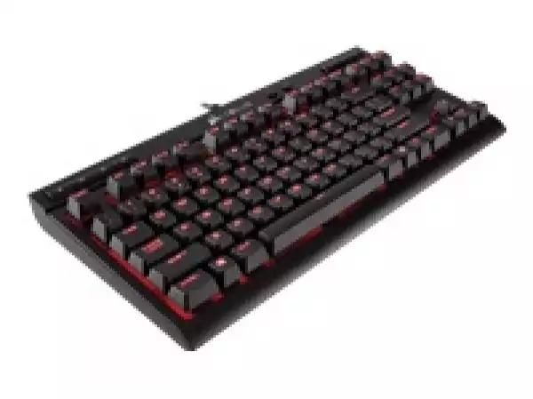 CORSAIR Gaming K63 Compact Mechanical Keyboard Backlit Red LED Cherry MX Red US