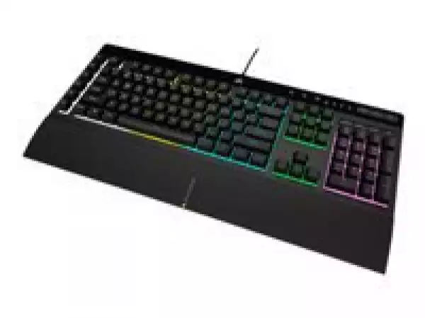Corsair K55 RGB PRO Gaming Keyboard, Backlit Zoned RGB LED, Rubberdome