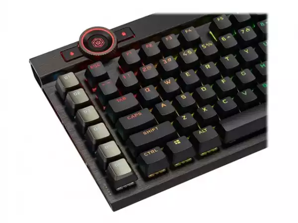 CORSAIR K100 RGB Mechanical Gaming Keyboard Backlit RGB LED CHERRY MX SPEED Black PBT Keycaps
