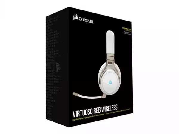 CORSAIR Virtuoso Wireless Gaming Headset Pearl - EU CORSAIR Virtuoso Wireless Gaming Headset Pearl - EU