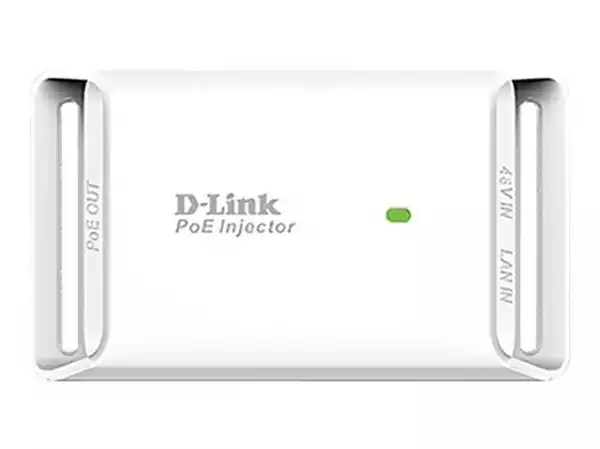 D-LINK 1-Port Gigabit PoE Injector 2x 10/100/1000Mbit TP Half-/Full-Duplex up to 19.2W Power Output