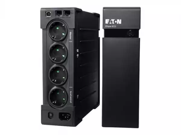 EATON UPS Ellipse ECO 1600 USB DIN rack/tower - AC 230 V - 1000 Watt - 1200 VA - USB - Shuko 8 Output - 2U - 19inch