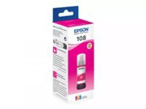 EPSON 1LB 108 EcoTank Magenta Ink Bottle