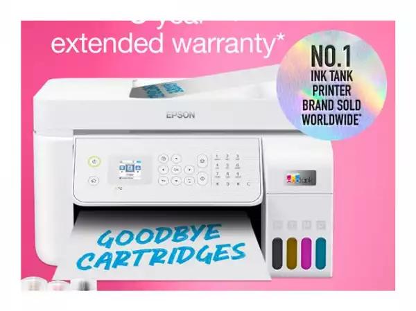 EPSON EcoTank L5316 Multifunction Ink Tank Printer 10/5ppm 1200x2400 DPI Print Scan Copy Fax WiFi