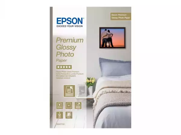 EPSON Premium Glossy S042155 - hartie foto A4 15coli 255g/m2 EPSON Premium Glossy S042155 - hartie foto A4 15coli 255g/m2