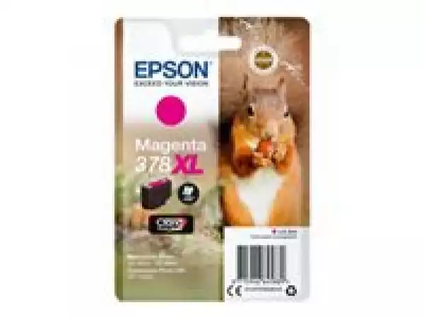 EPSON 4LB Singlepack Magenta 378XL Squirrel Clara Photo HD Ink