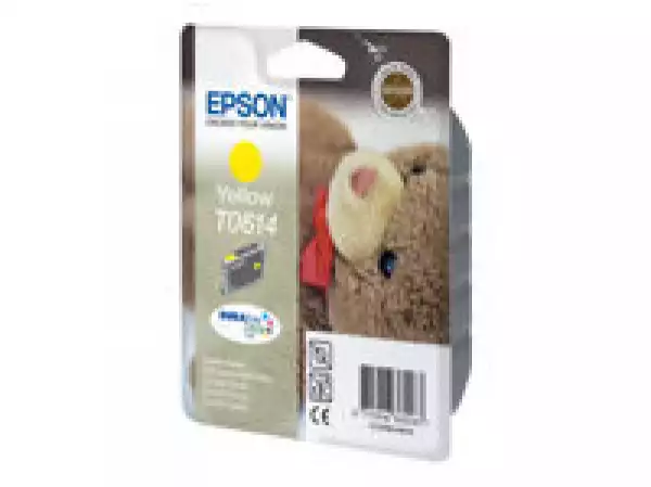EPSON T0614 ink cartridge yellow standard capacity 8ml 250 pages 1-pack blister without alarm