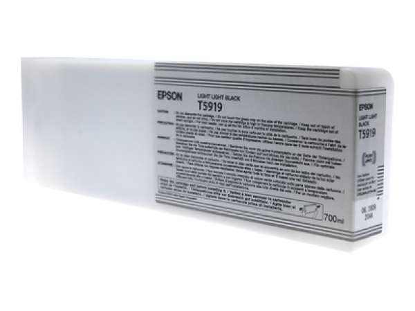 EPSON 5LB T5919 ink cartridge light light black standard capacity 700ml 1-pack EPSON 5LB T5919 ink cartridge light light black standard capacity 700ml 1-pack