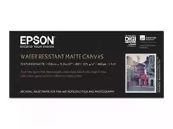 EPSON Paper Canvas Roll A3 17inch 43.2cm x 12.2m 375g/m2 water resistant matte