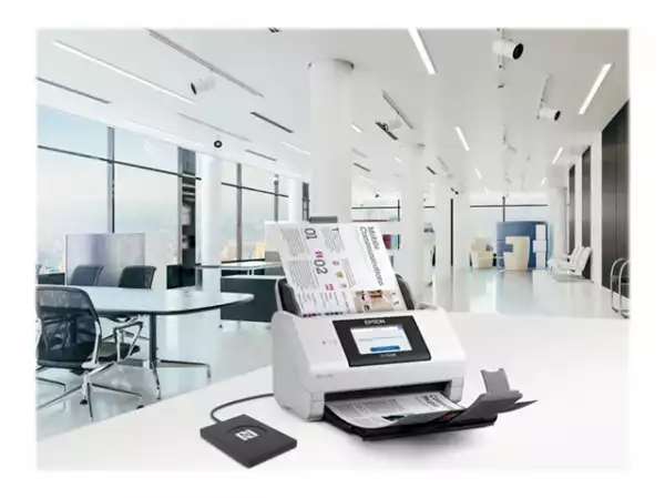 EPSON WorkForce DS-790WN Document scanner Duplex A4 600x600dpi 45ppm mono/45ppm colour ADF 100sheets 7000scans/d USB 3.0 Wi-Fi