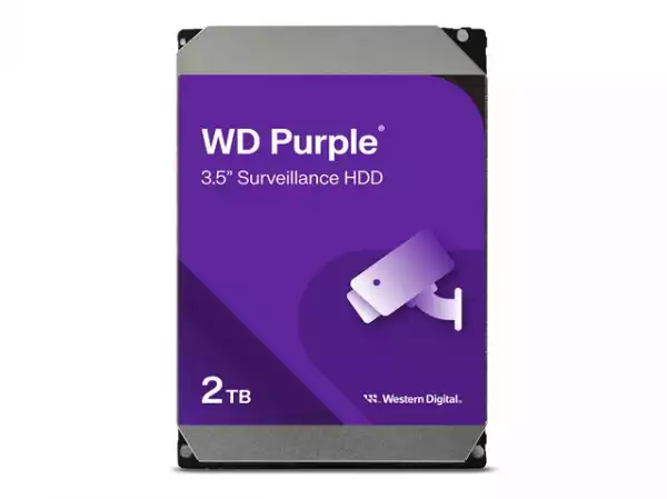 Western Digital Purple 2TB ( 3.5", 64MB, 5400 RPM, SATA 6Gb/s )