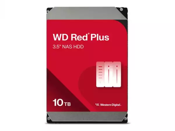 WD Red Plus 10TB SATA 6Gb/s 3.5inch 256MB cache 7200Rpm Internal HDD Bulk