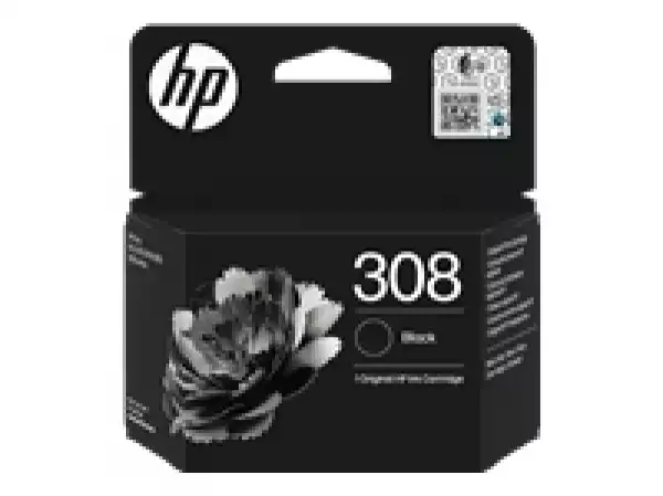 HP 308 Black Original Ink Cartridge HP 308 Black Original Ink Cartridge