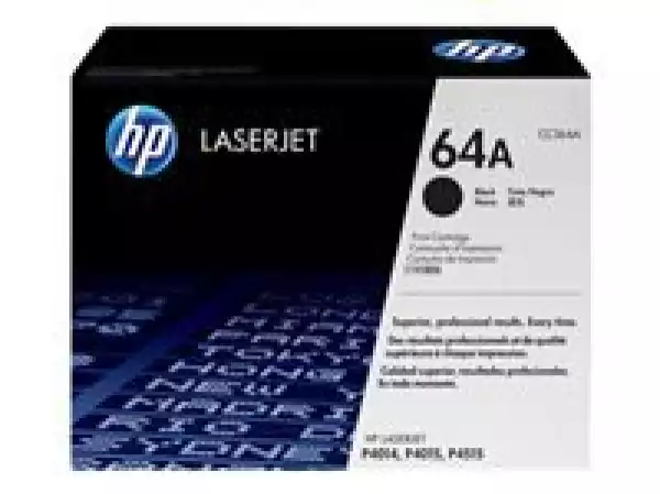HP 64A Black LaserJet Toner Cartridge HP 64A Black LaserJet Toner Cartridge