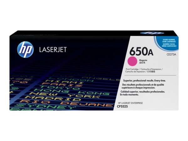 HP 650A Magenta LaserJet Toner Cartridge
