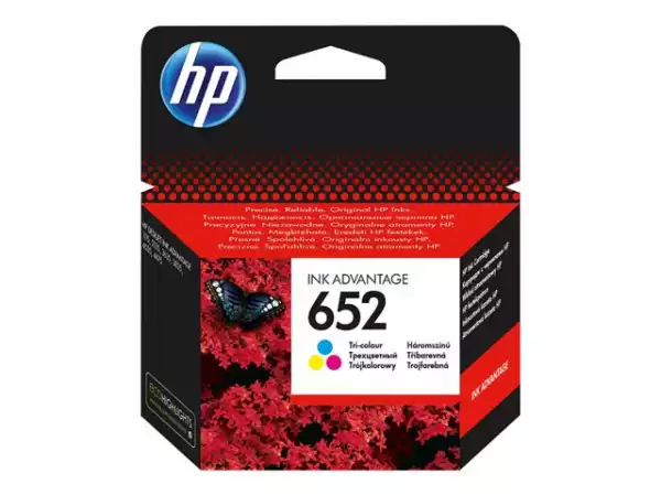 HP 652 Tri-colour Ink Cartridge
