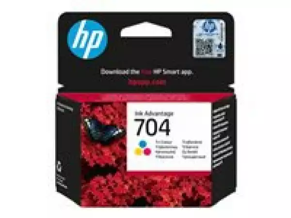 HP 704 original Ink cartridge CN693AE 445 tri-colour standard capacity 200 pages
