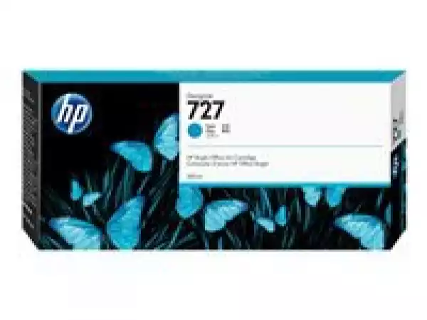 HP 727 300-ml Cyan DesignJet Ink Cartridge