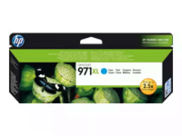 HP 971XL original Ink cartridge CN626A cyan