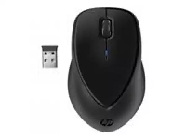 HP Comfort Grip Wireless Mouse to all Notebook w/USB port 2-Button USB black