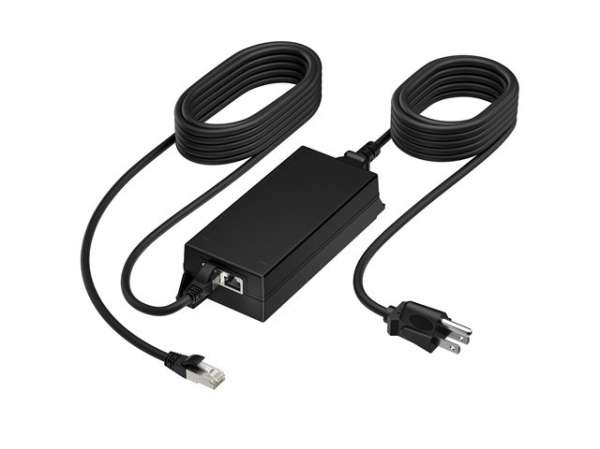 HP Poly PoE++ 65W 2.5G Adapter with 3.66m CAT6A Cable and Power Cord EMEA INTL English Loc Euro plug