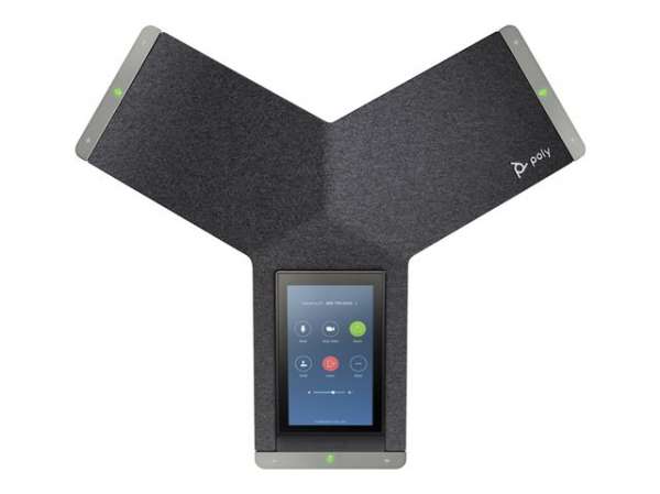 HP Poly Trio C60 IP Conference Phone and PoE-enabled No Radio