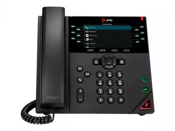 HP Poly VVX 450 12-Line IP Phone and PoE-enabled WW
