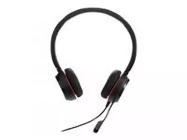 JABRA Evolve 20SE UC stereo Special Edition headset on-ear wired USB-C noise isolating Certified for Skype for Business