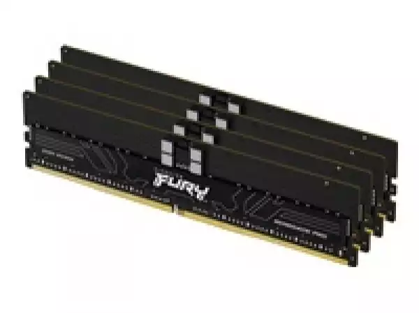 KINGSTON 128GB 6400MT/s DDR5 ECC Reg CL32 DIMM Kit of 4 FURY Renegade Pro EXPO