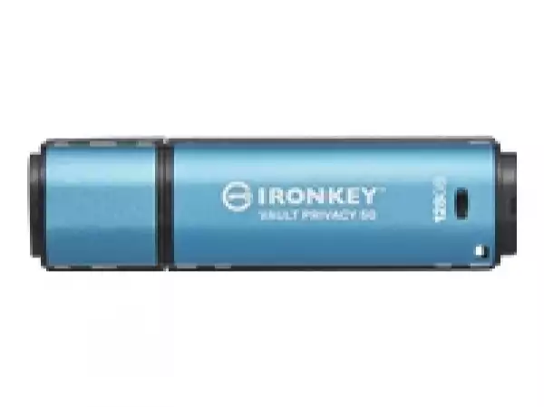 KINGSTON 128GB IronKey Vault Privacy 50 USB AES-256 Encrypted FIPS 197