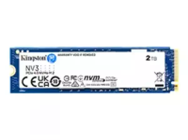 Kingston 2TB NV3 SSD M.2 2280 PCIe 4.0 NVMe, Read: 6,000/ Write: 5,000MB/s