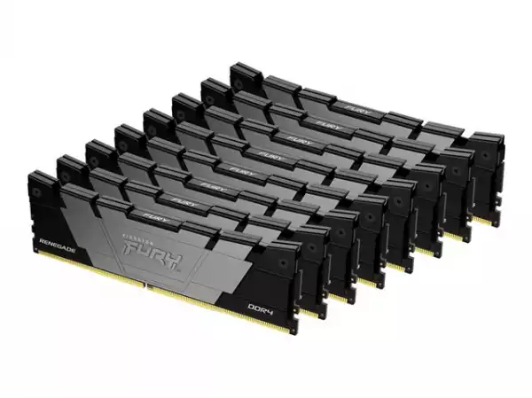 KINGSTON 256GB 3200MT/s DDR4 CL16 DIMM Kit of 8 FURY Renegade Black