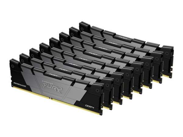 KINGSTON 256GB 3200MT/s DDR4 CL16 DIMM Kit of 8 FURY Renegade Black