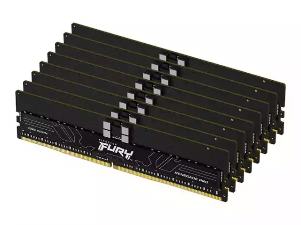 KINGSTON 256GB 6000MT/s DDR5 ECC Reg CL32 DIMM Kit of 8 FURY Renegade Pro EXPO KINGSTON 256GB 6000MT/s DDR5 ECC Reg CL32 DIMM Kit of 8 FURY Renegade Pro EXPO