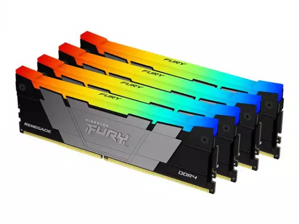 KINGSTON 32GB 3600MT/s DDR4 CL16 DIMM Kit of 4 FURY Renegade RGB
