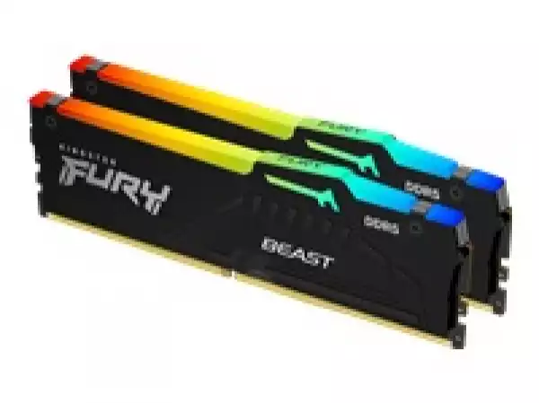 KINGSTON 32GB 6000MT/s DDR5 CL30 DIMM Kit of 2 FURY Beast RGB XMP