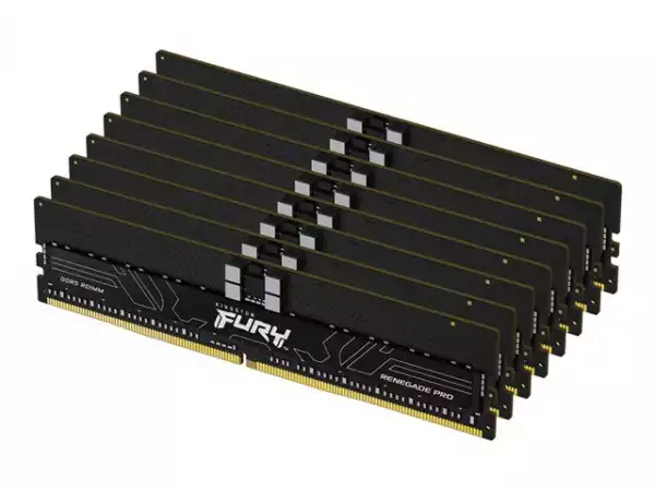 KINGSTON FURY Renegade Pro 256GB DIMM 5600MT/s DDR5 ECC Reg CL36 Kit of 8 XMP