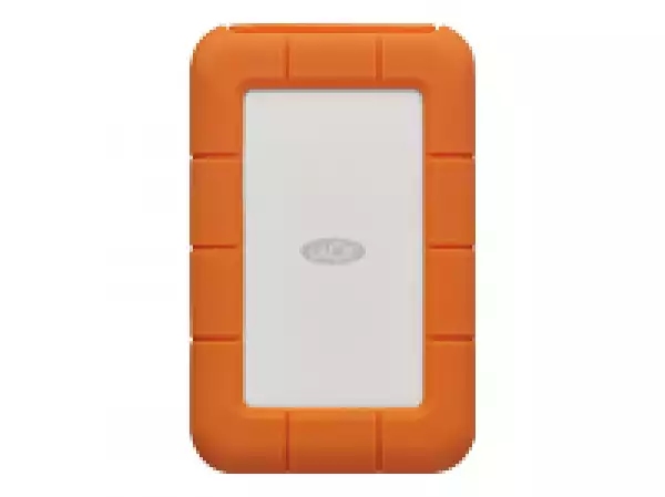 LACIE RUGGED 2TB USB-C USB3.0 Drop- crush- and rain-resistant for all-terrain use orange