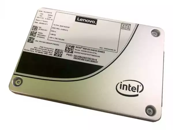 LENOVO ISG ThinkSystem 2.5inch Intel S4610 240GB Mainstream SATA 6Gb Hot Swap SSD