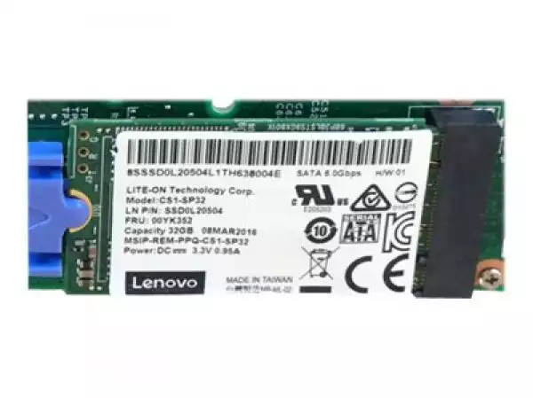 LENOVO ISG ThinkSystem M.2 CV1 32GB SATA 6Gb Non-Hot-Swap SSD LENOVO ISG ThinkSystem M.2 CV1 32GB SATA 6Gb Non-Hot-Swap SSD