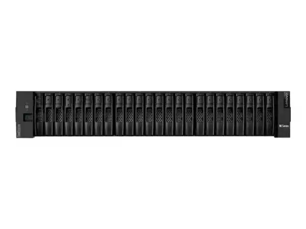 LENOVO ThinkSystem DE4000H SFF 24x2.5in 64 GB memory, 4x 16 Gb FC base ports no SFPs, 8x 16 Gb FC HIC ports no SFPs