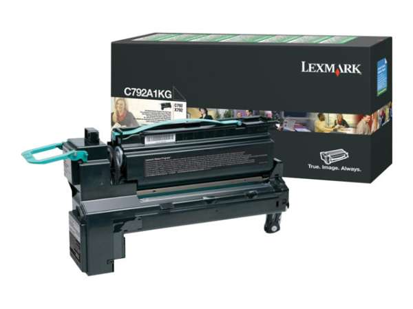 LEXMARK C792 X792 toner black standard capacity 6.000 pages 1-pack return program