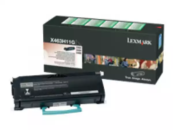 LEXMARK X463 X464 X466 toner cartridge black standard capacity 3.500 pages 1-pack return program