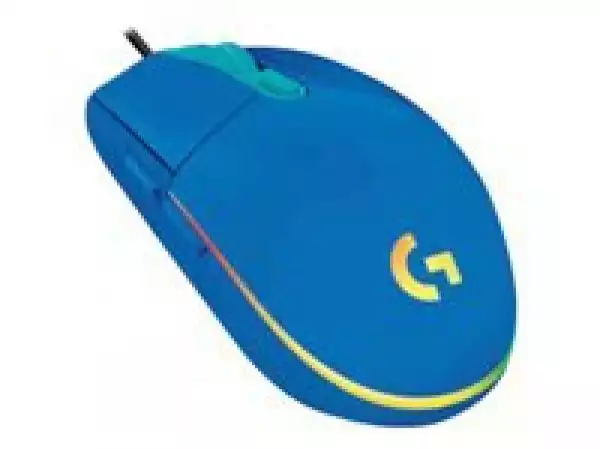 LOGITECH G102 LIGHTSYNC Corded Gaming Mouse - BLUE - USB - EER