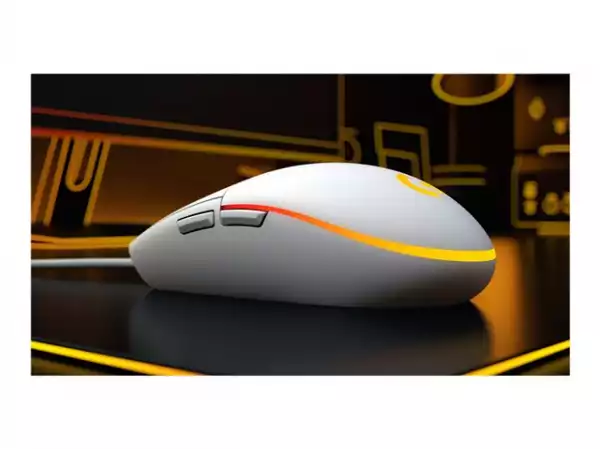 Logitech G203 LIGHTSYNC Gaming Mouse - WHITE - USB - N/A - EMEA - G203 LIGHTSYNC Gaming PC Group