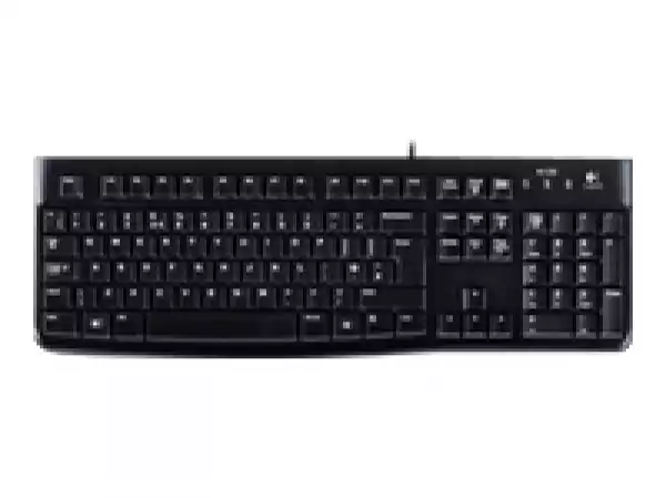 LOGITECH K120 Corded Keyboard - BLACK - USB - US INT'L - B2B